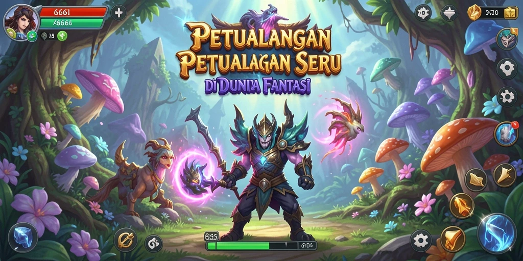 Tampilan utama game 666I menampilkan aksi petualangan yang mendebarkan.