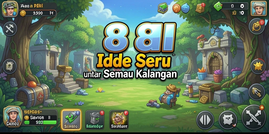 Tampilan gameplay 8II yang menarik dan menyenangkan.