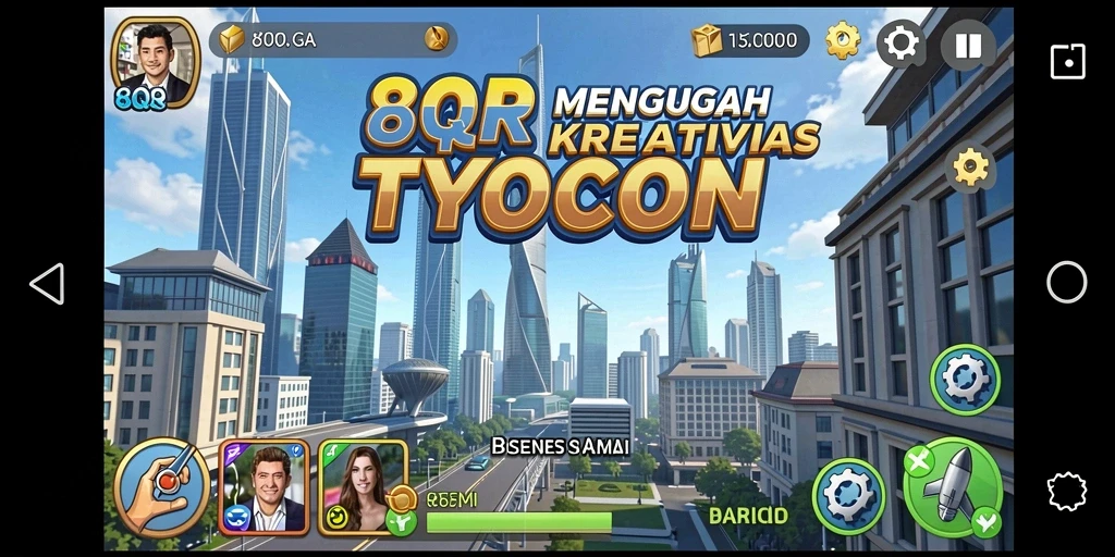 Tampilan gameplay 8QR yang menarik dan dinamis.