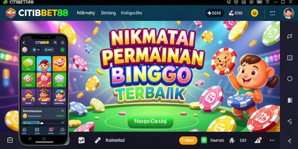 Tampilan gameplay Bingo yang menarik di CITIBET88.