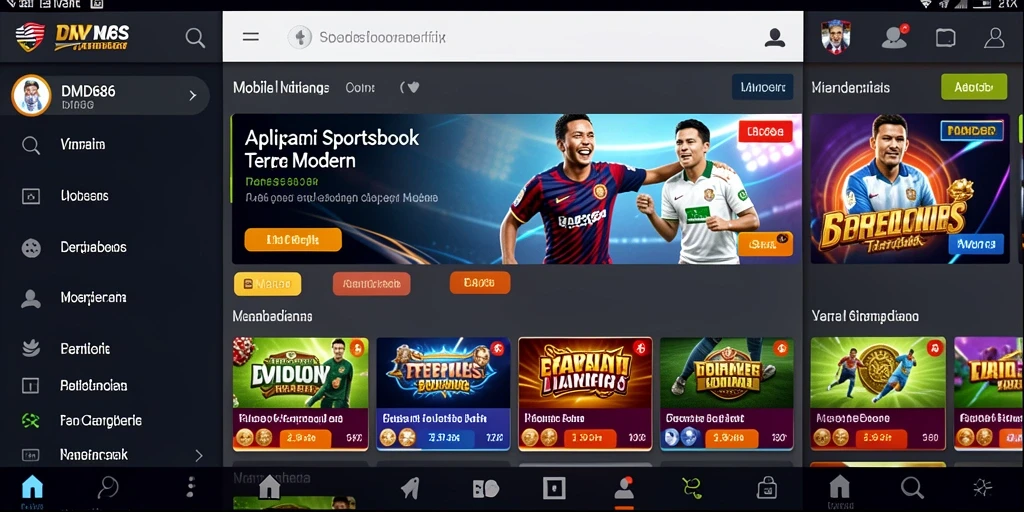 Screenshot utama menunjukkan pengalaman taruhan yang mengasyikkan.