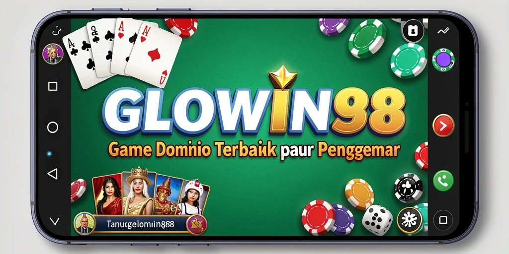 Tampilan menarik saat bermain permainan Domino di GLOWIN88.
