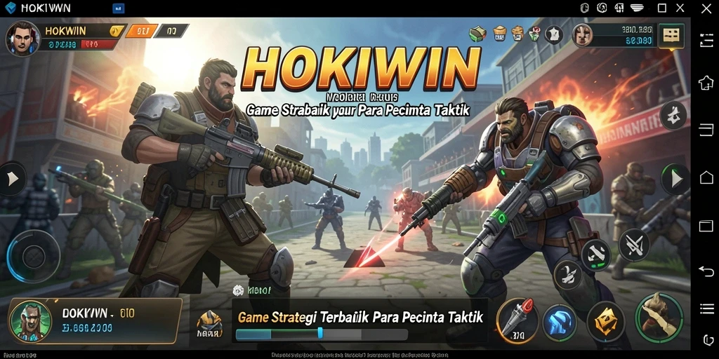 Tampilan gameplay menegangkan dan strategi yang mendalam di HOKIWIN.