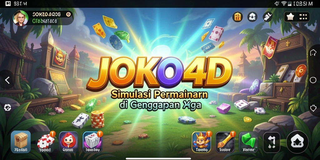 Screenshot gameplay JOKO4D menampilkan aksi simulasi yang dinamis dan mendetail.