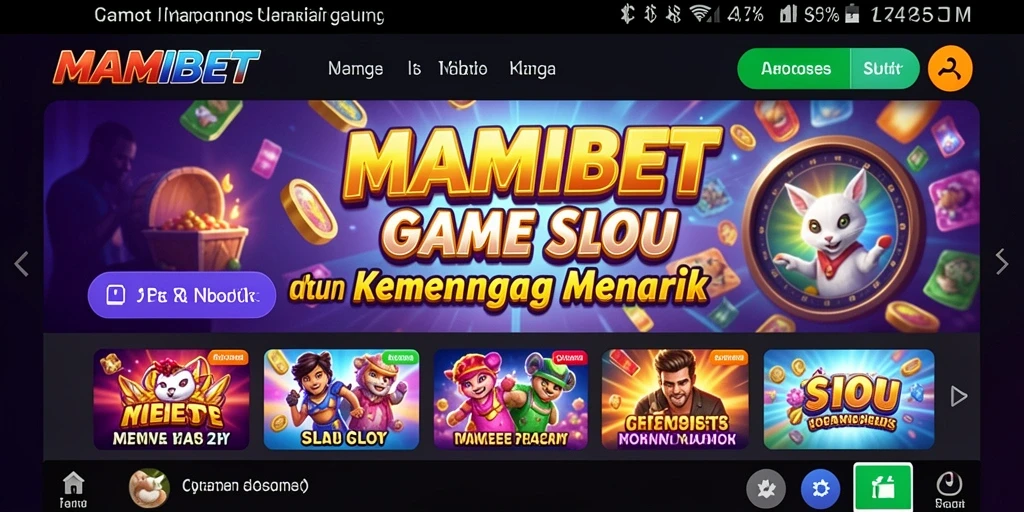 Tangkap momen menarik saat bermain game slot MAMIBET.