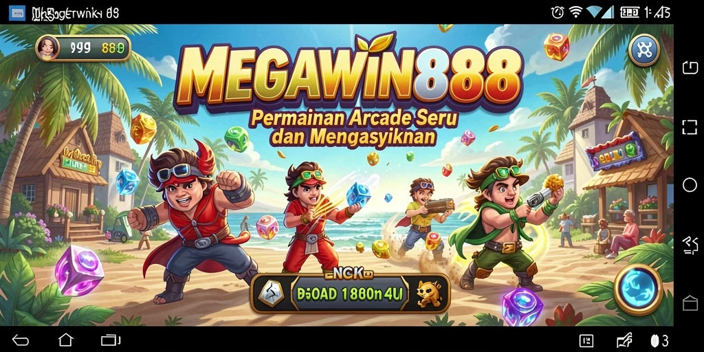 Tampilan gameplay <strong>MEGAWIN888</strong> dengan grafis yang menarik dan aksi cepat.