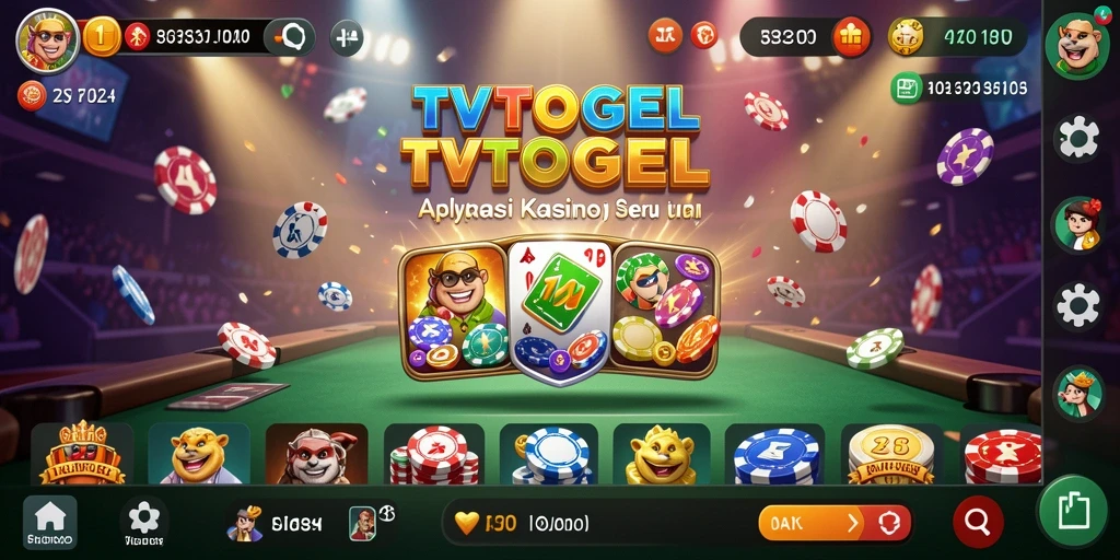 Screenshot dari gameplay seru TVTOGEL yang menampilkan variasi permainan Kasino.