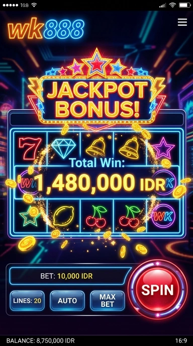 Screenshot fitur unggulan aplikasi wk888 yang memudahkan pencarian.